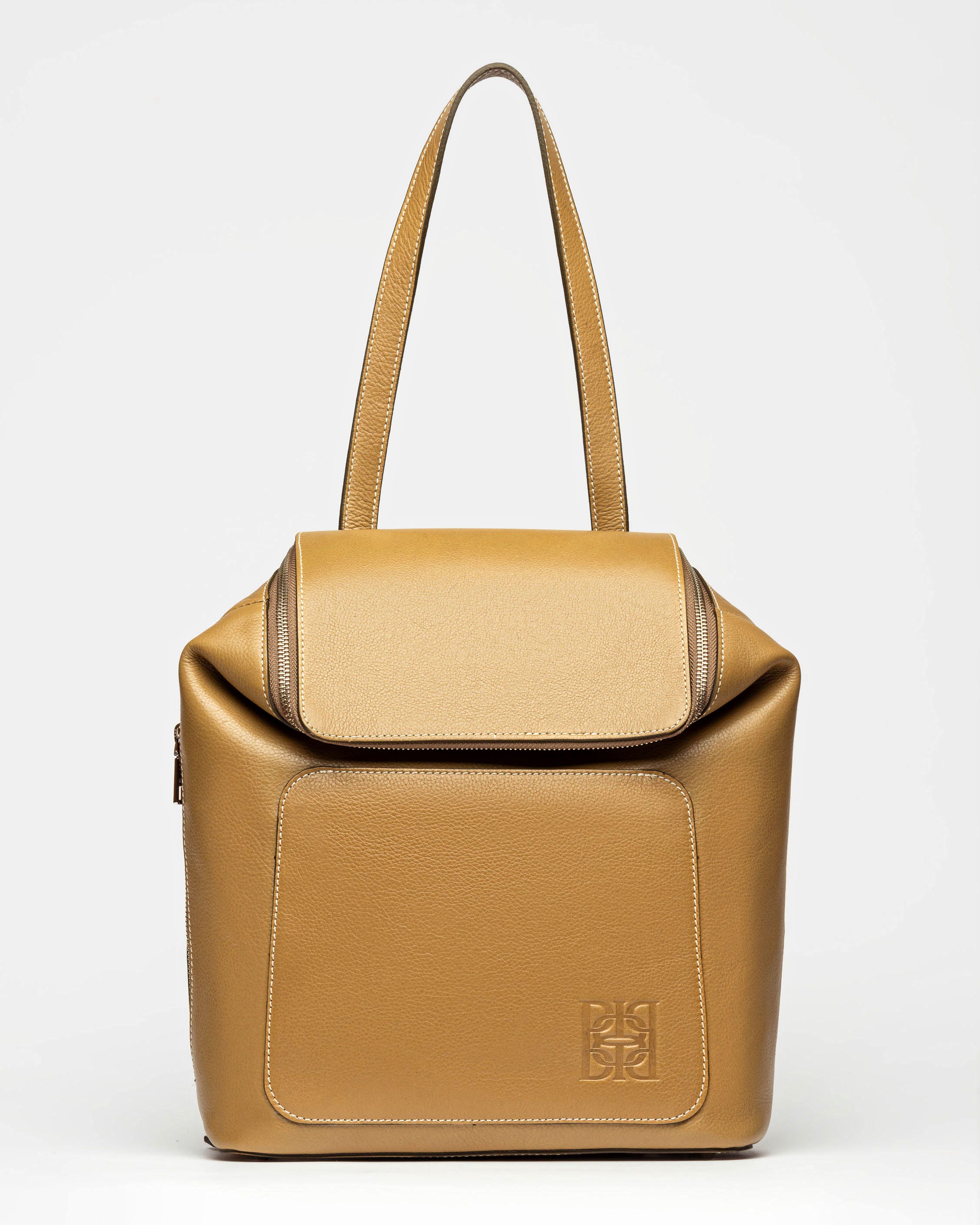 MOCHILA MASHENKA EN CUERO VEGETAL LISO