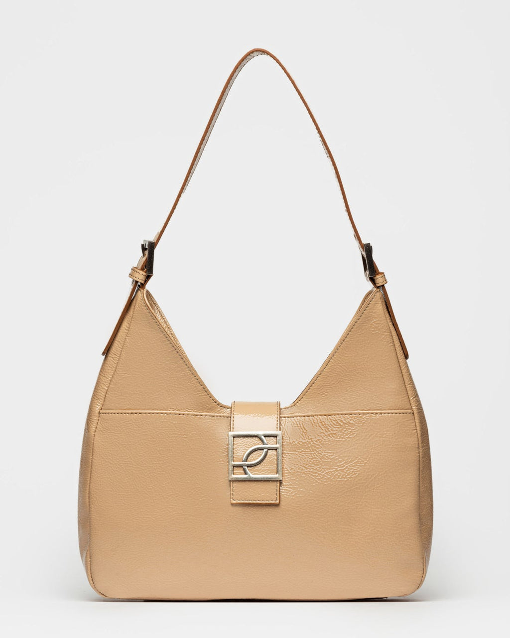 Bolso Signature en cuero charol