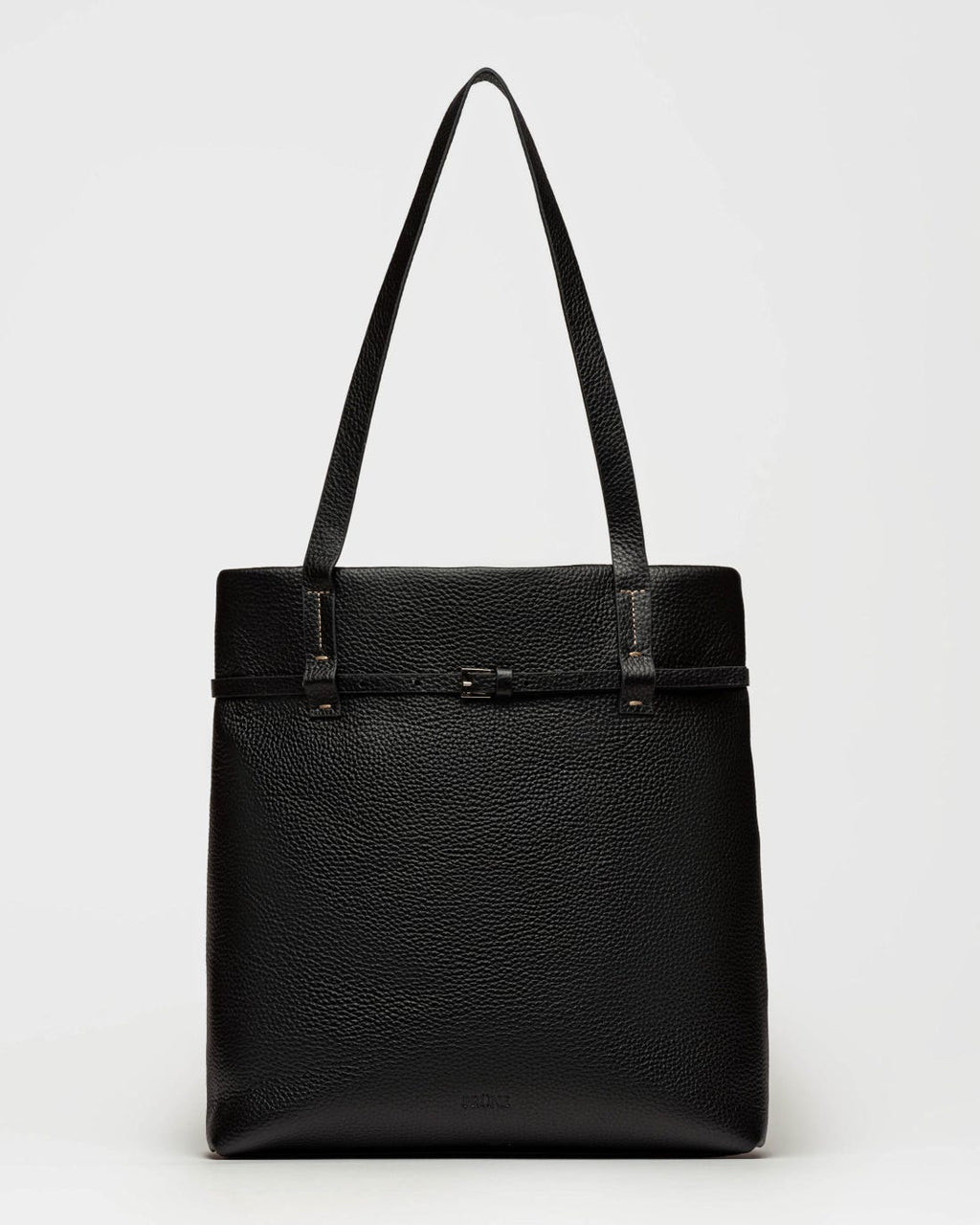 Shopper Bay en cuero graneado