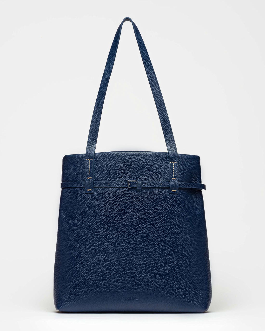 Shopper Bay en cuero graneado