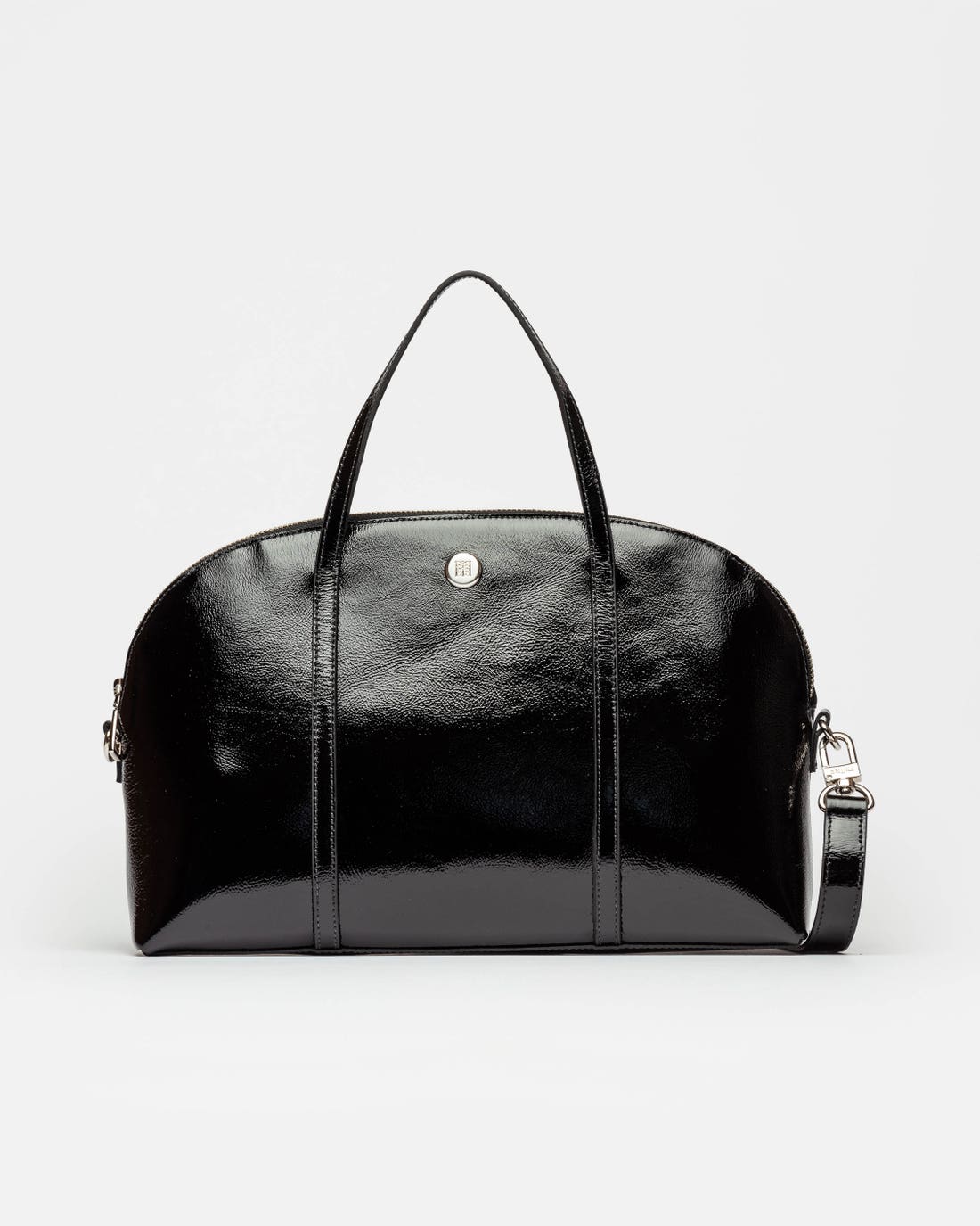 Saltar al comienzo de la galería de imágenes Cartera de mano Bonnie en charol