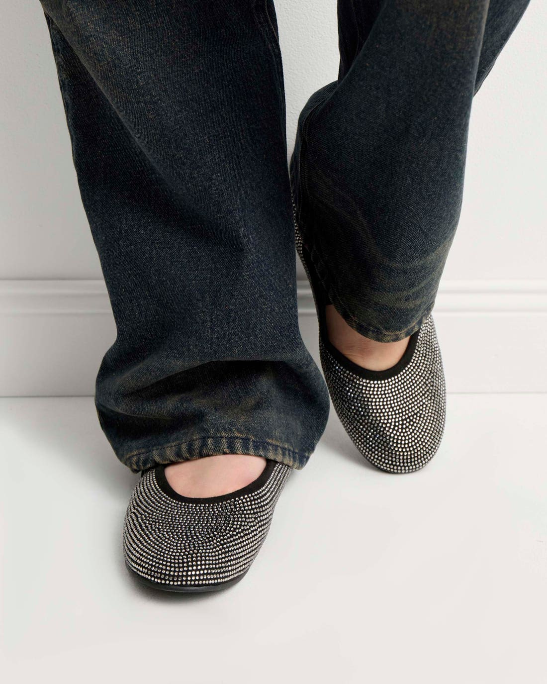 Ballerina Bright en efecto cuero