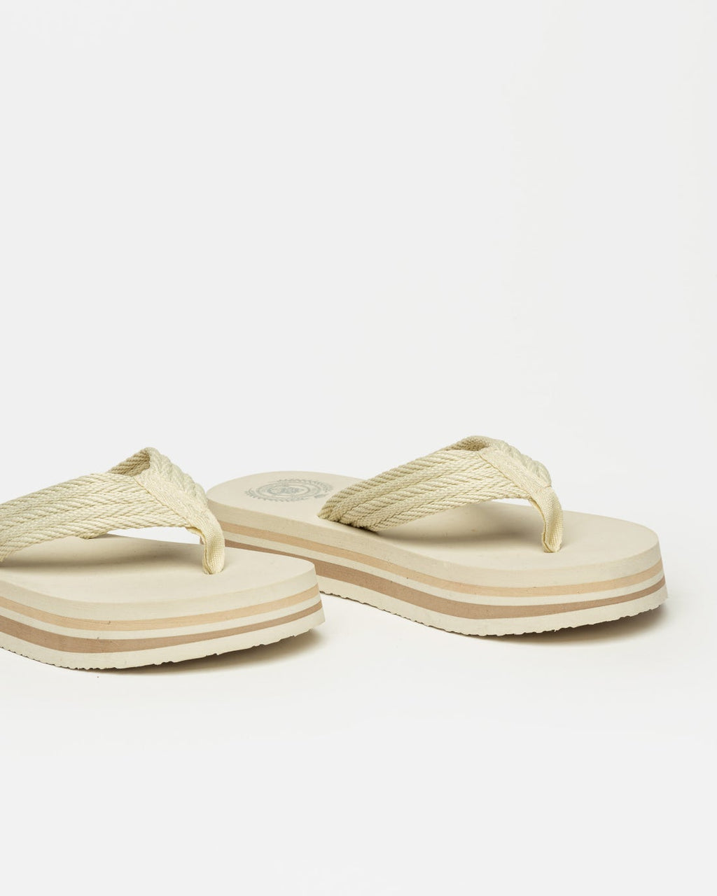 Sandalia media Bungalow en textil