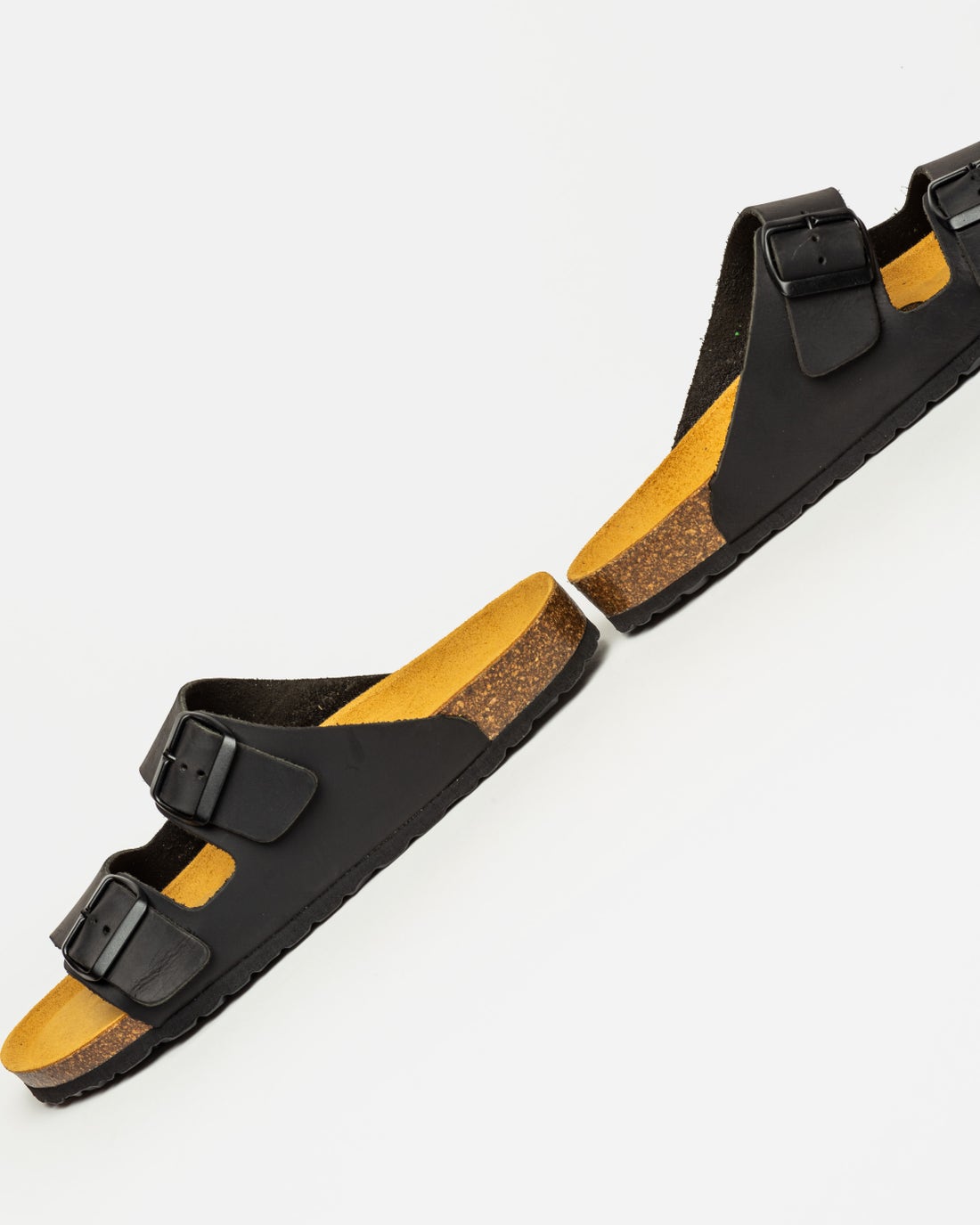 Sandalia baja Lenny en cuero liso