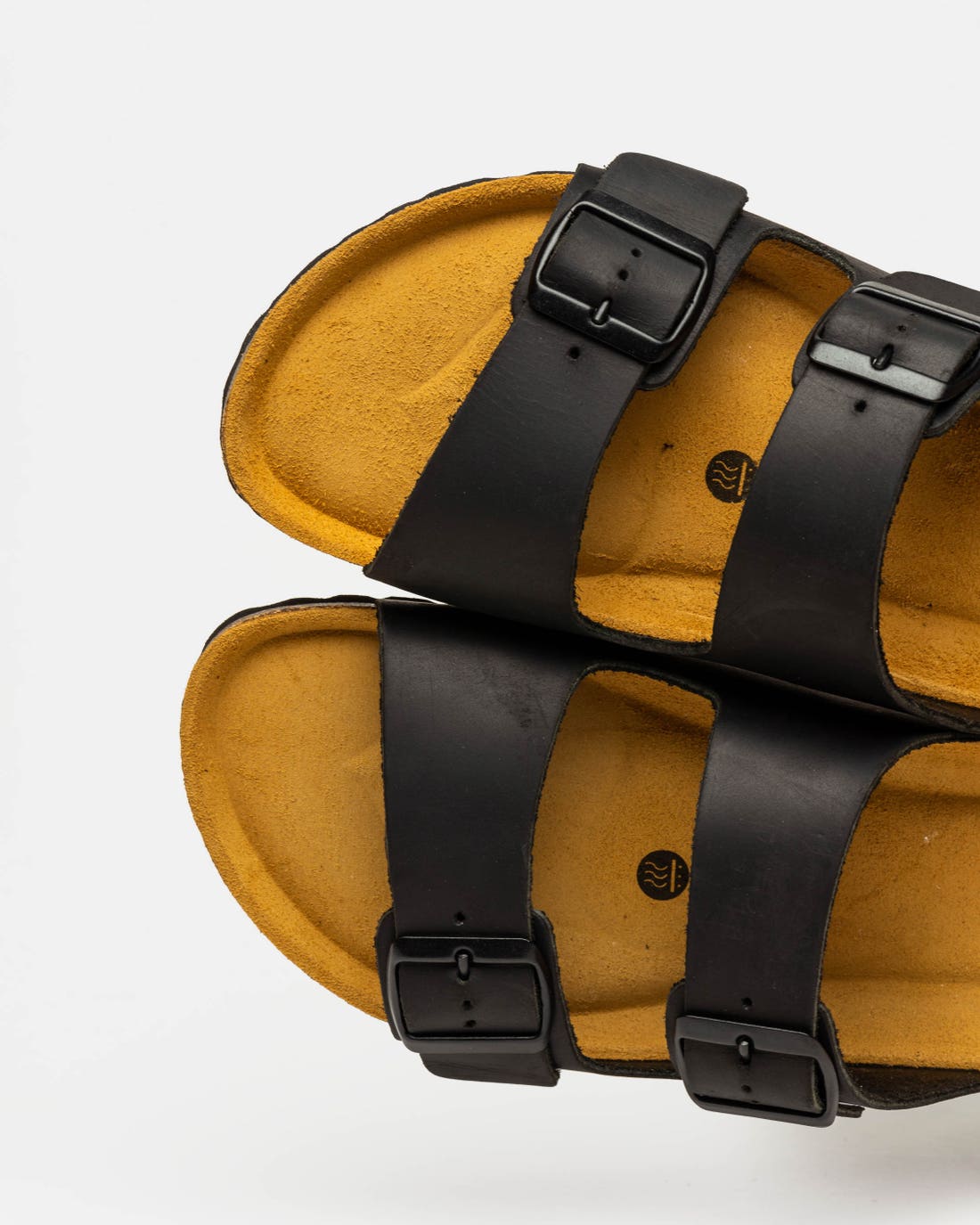 Sandalia baja Lenny en cuero liso