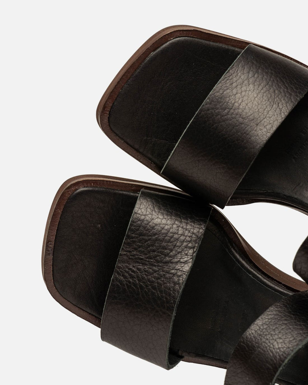 Sandalia alta Kandinsky en cuero liso